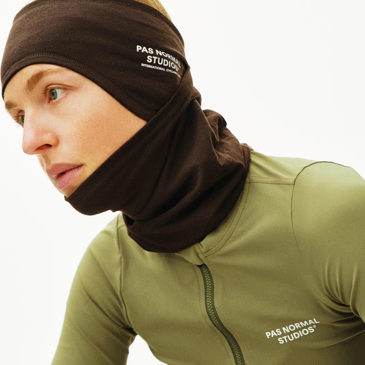 Scaldacollo Pas Normal Studios Logo Merino - Marrone Pas Normal Studios