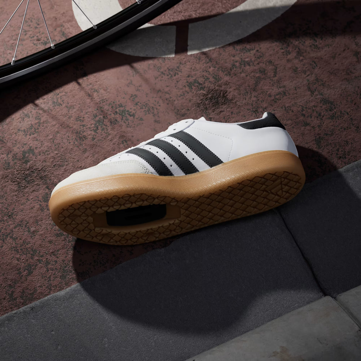 Scarpe Adidas Velosamba Leather - Bianco nero Adidas