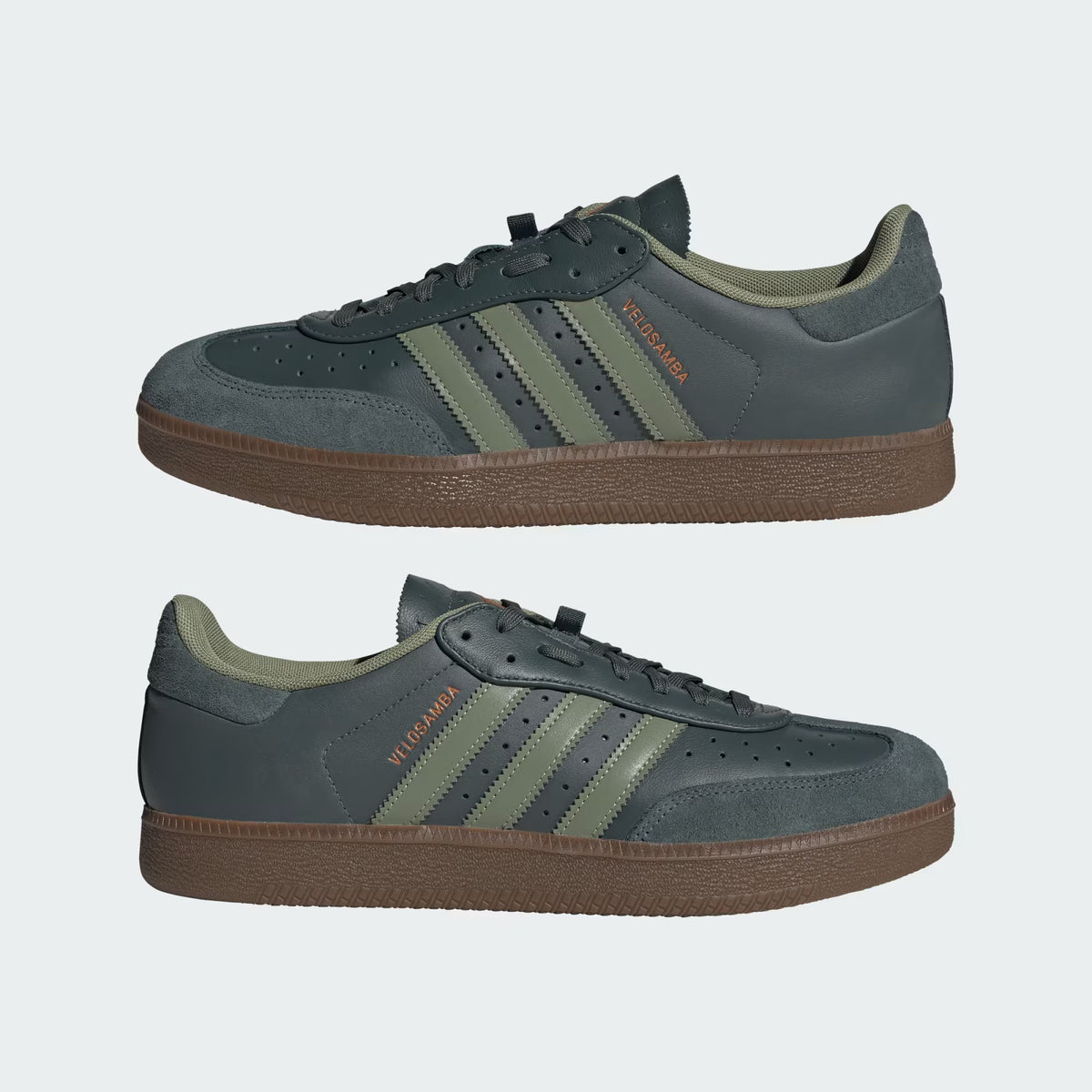 Zapatillas Adidas Velosamba Leather - Gris oscuro