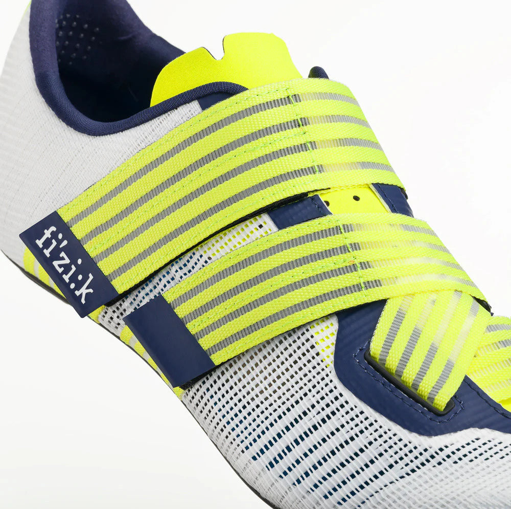 Fizik Vento Powerstrap Aeroweave Schuhe - Team Movistar