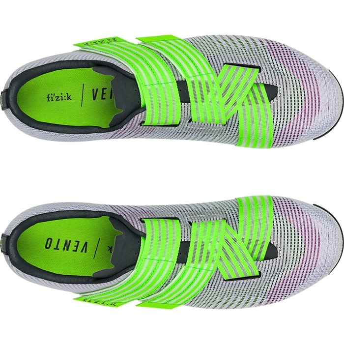 Scarpe Fizik Vento Powerstrap Aeroweave - Viola verde Fizik