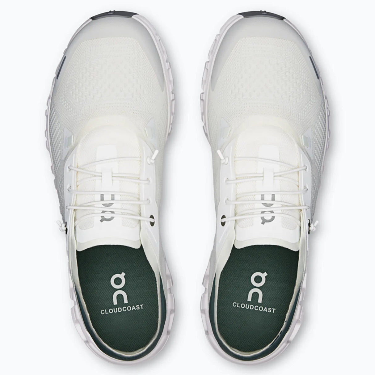 Scarpe On Cloud 6 Coast - Bianco verde ON running
