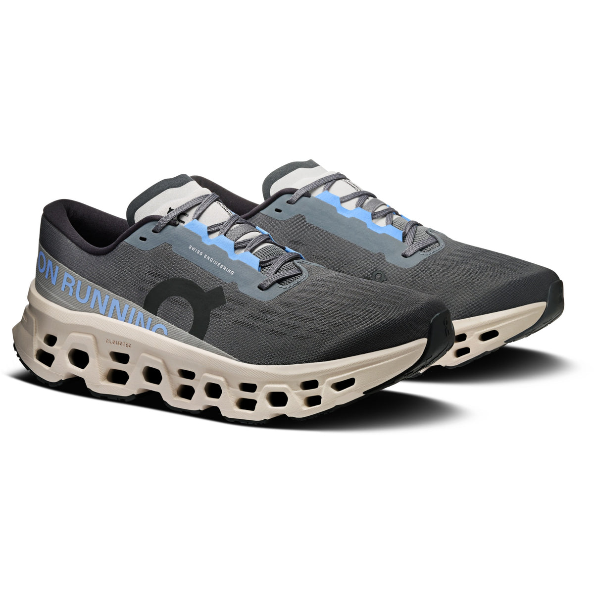 On Cloudmonster 3 Shoes - Rock silver