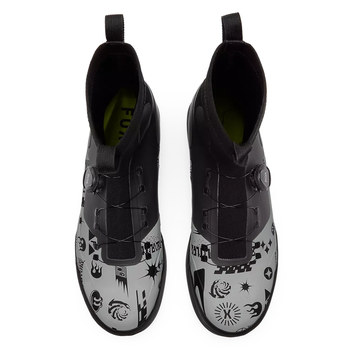 Scarpe mtb Fox Union BOA All Weather Clipless Lunar - Nero Fox