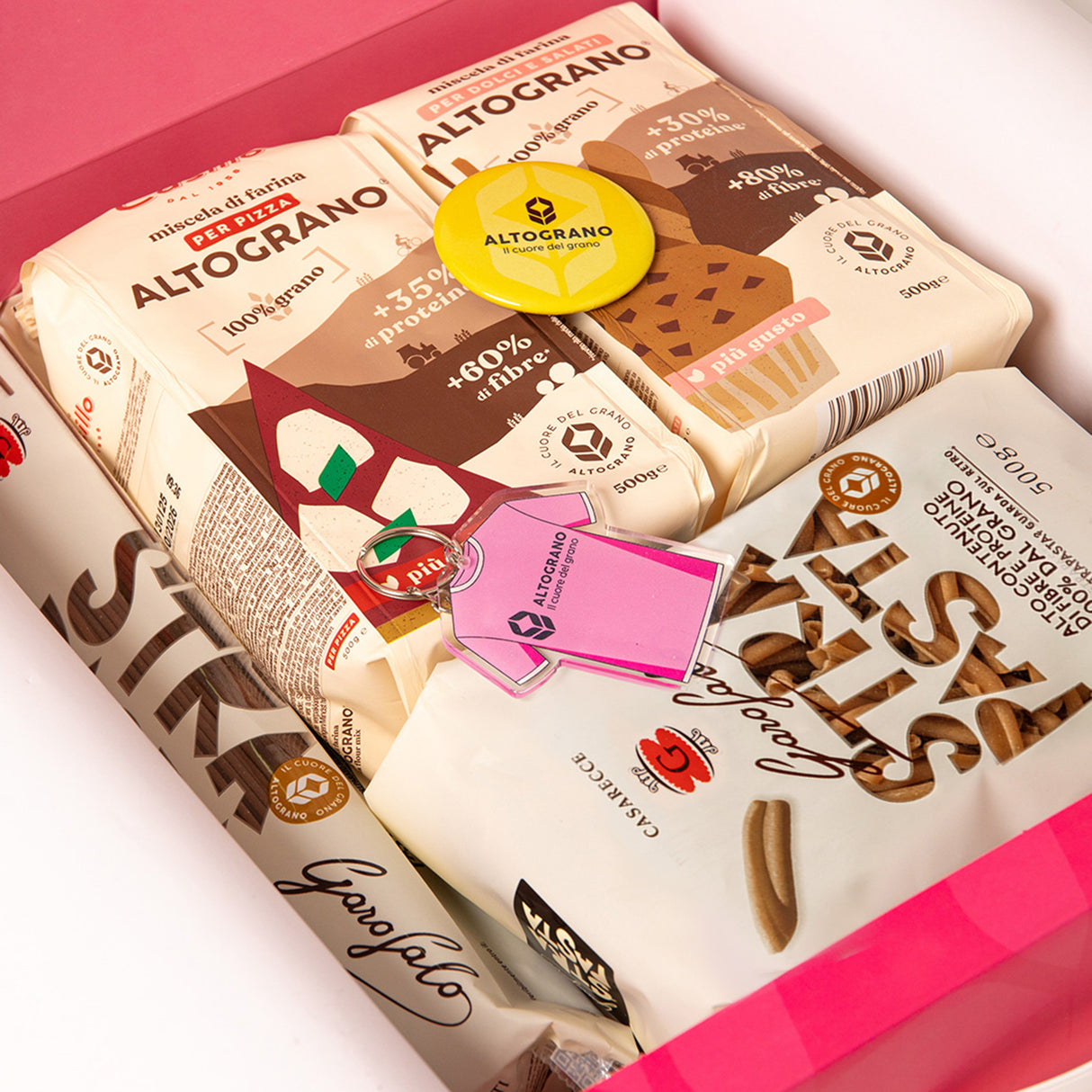 Scatola rosa Altograno Giro d'Italia 2026 Altograno