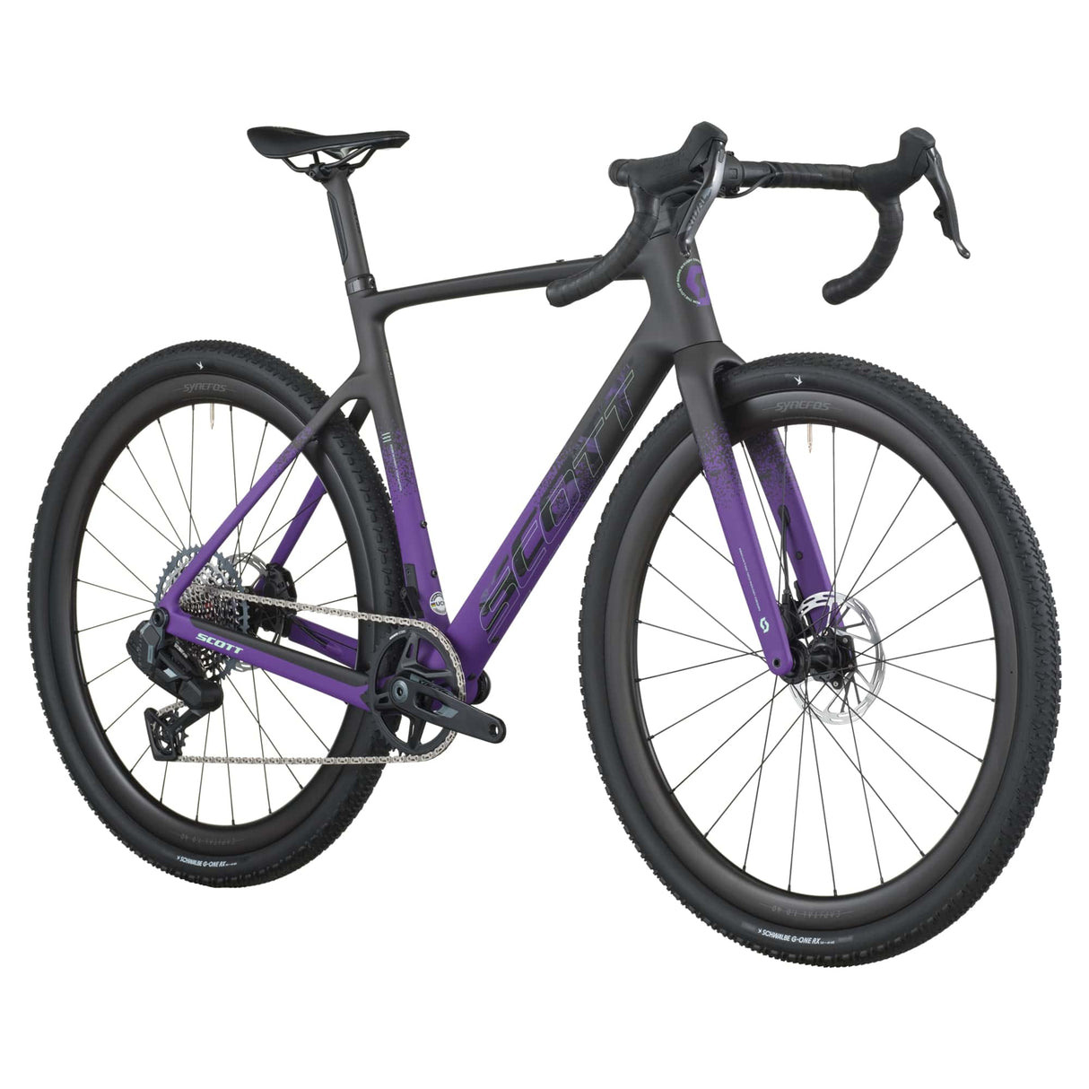 Scott Addict Gravel 20 - Nero viola Scott