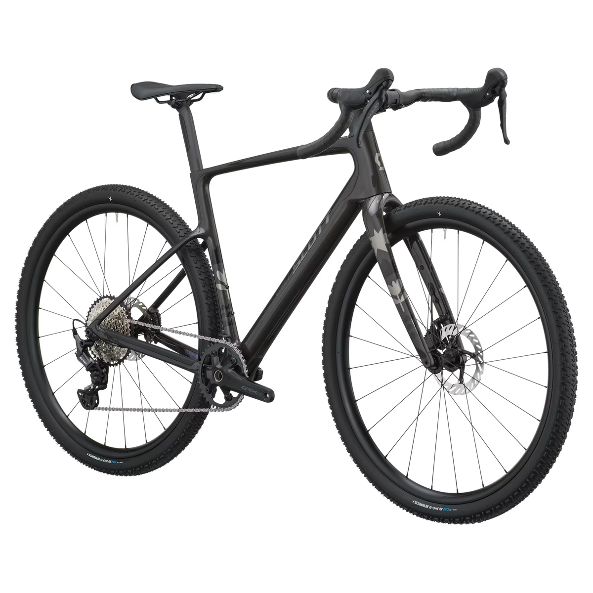 Scott Addict Gravel 40 - Negro carbono