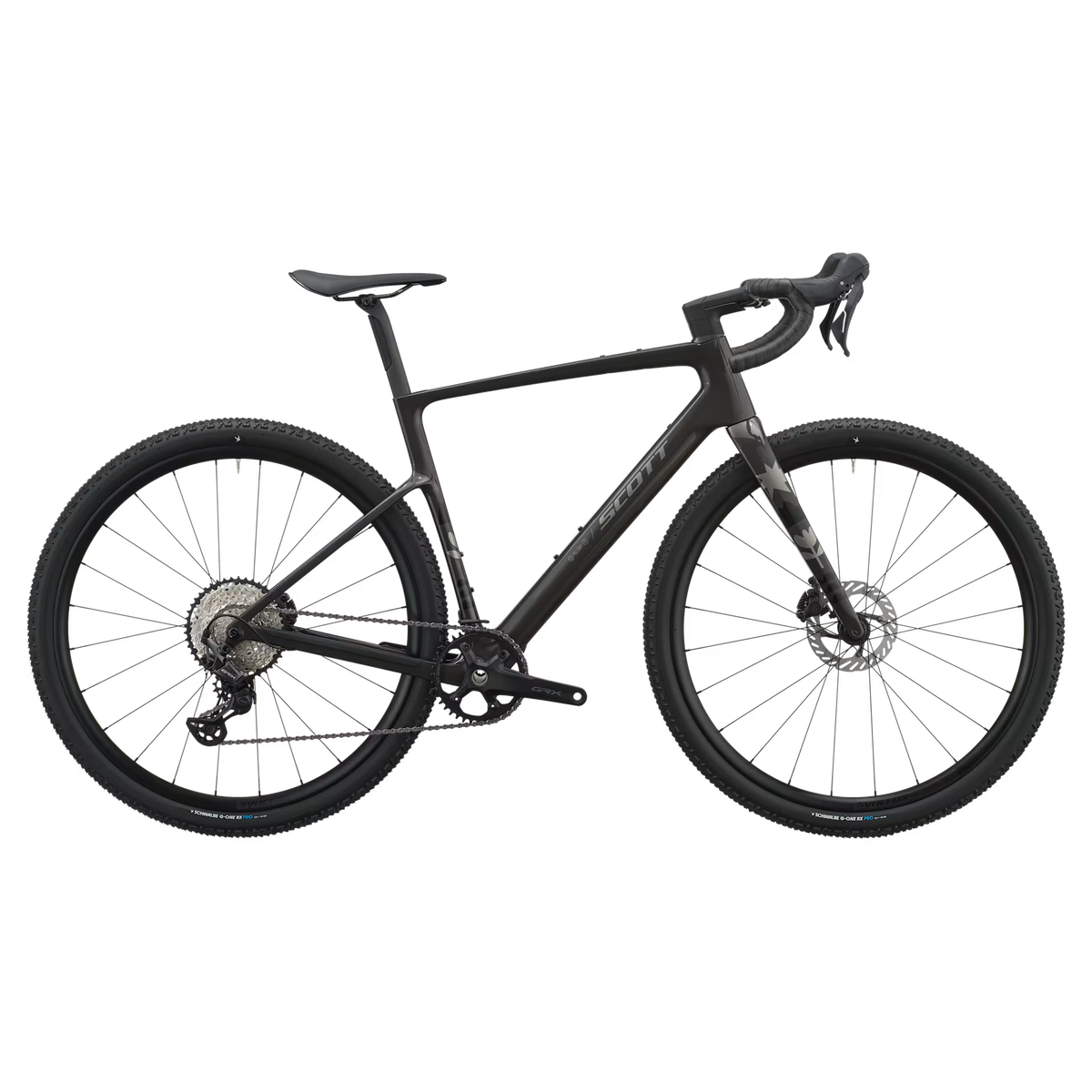Scott Addict Gravel 40 - Negro carbono