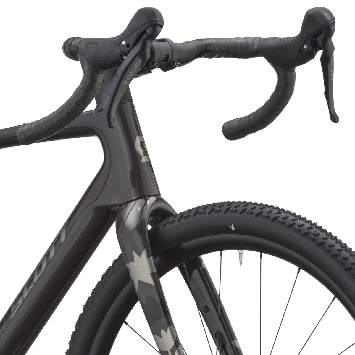 Scott Addict Gravel 40 - Negro carbono