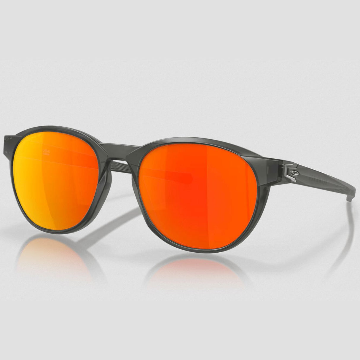 Occhiali Oakley Reedmace - Matte Grey Smoke Prizm Ruby Polarized - D
