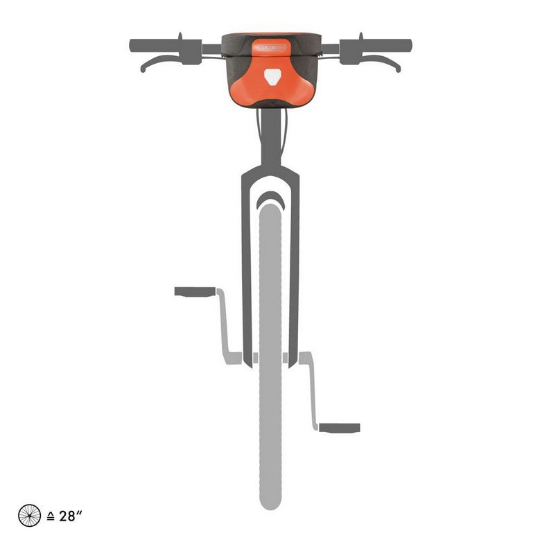 Borsa manubrio Ortlieb Ultimate Six Free 6.5L - Arancio - A