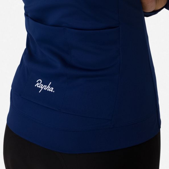 Maglia donna maniche lunghe Rapha Core - Blu scuro - L