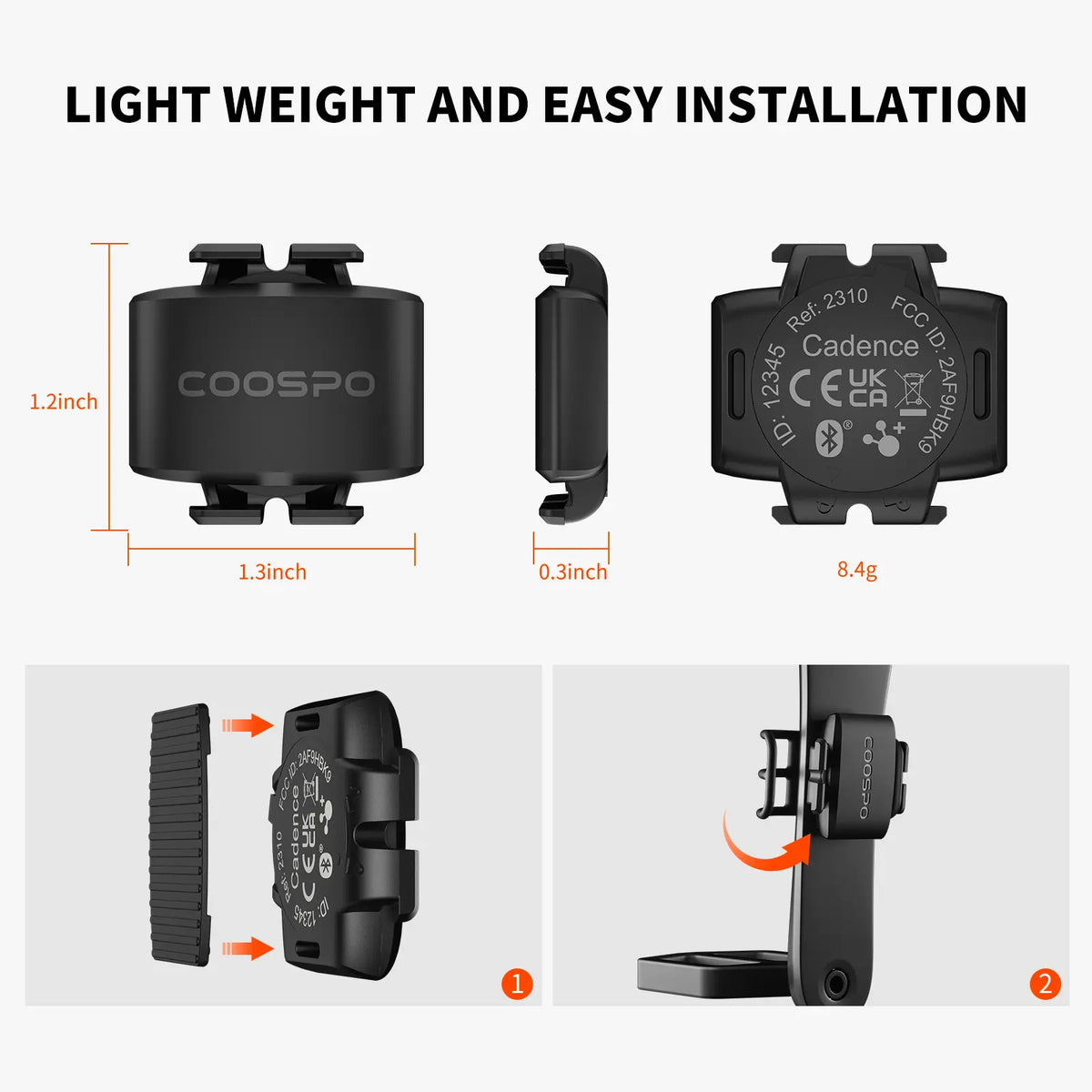 Coospo BK9C cadence sensor