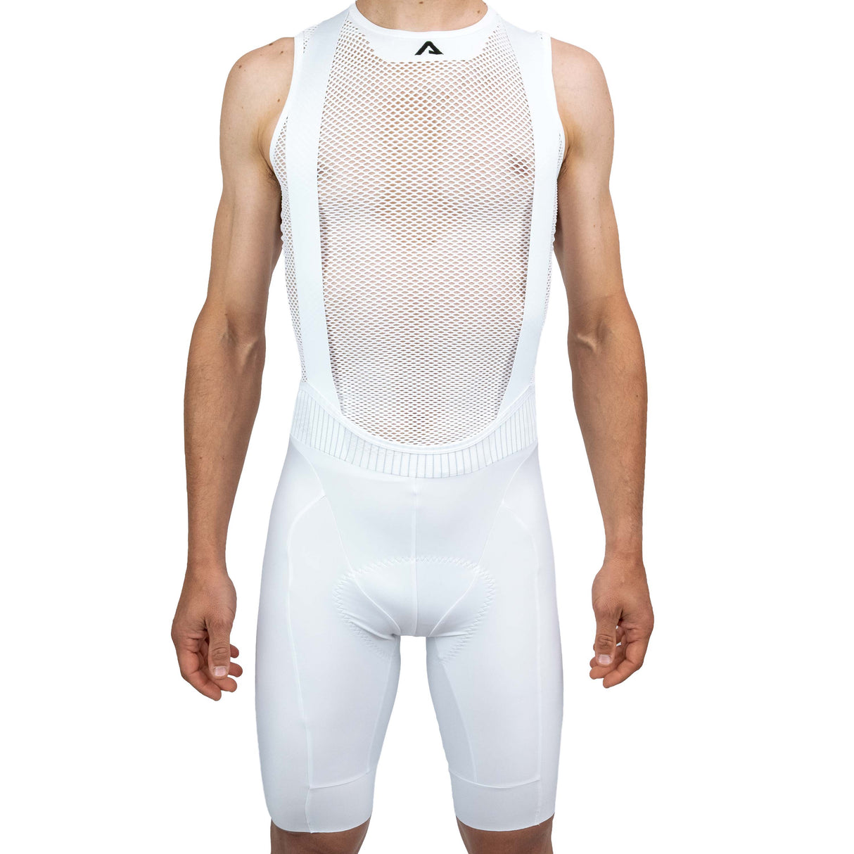 Cuissard à bretelles All4cycling Color - Blanc