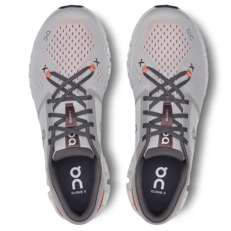Scarpe On Cloud X 4 - Grigio arancio - H
