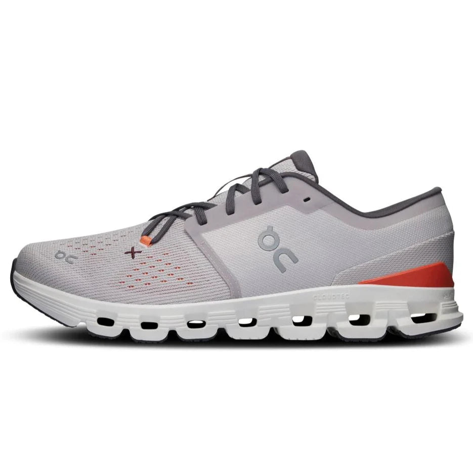 Scarpe On Cloud X 4 - Grigio arancio - E