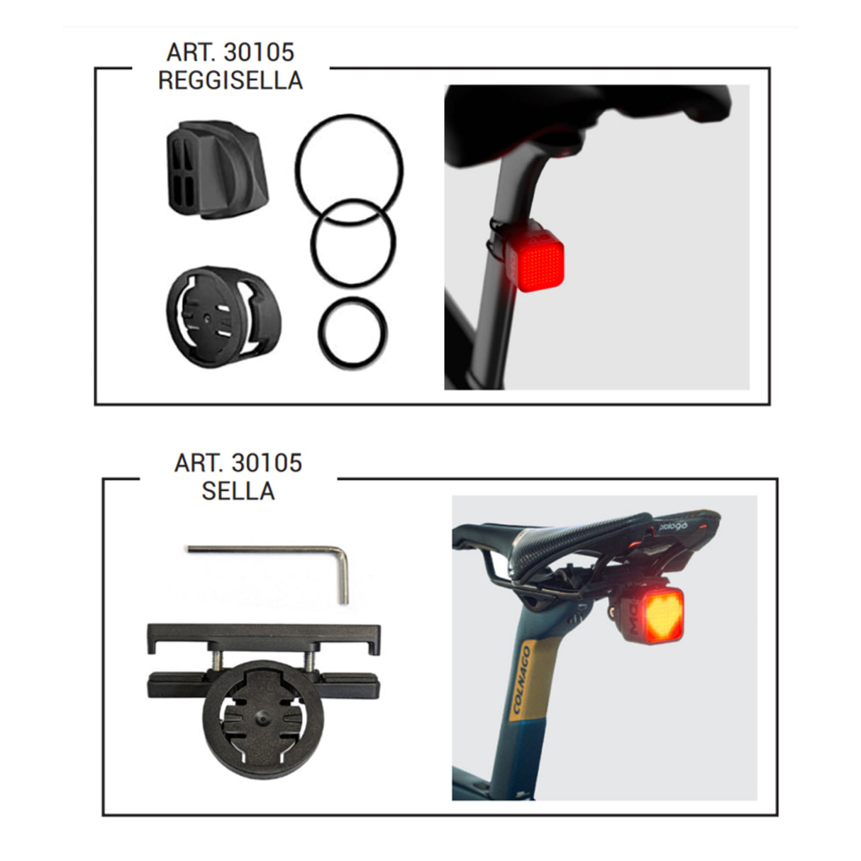 Supporto sella fanale Magene Magene