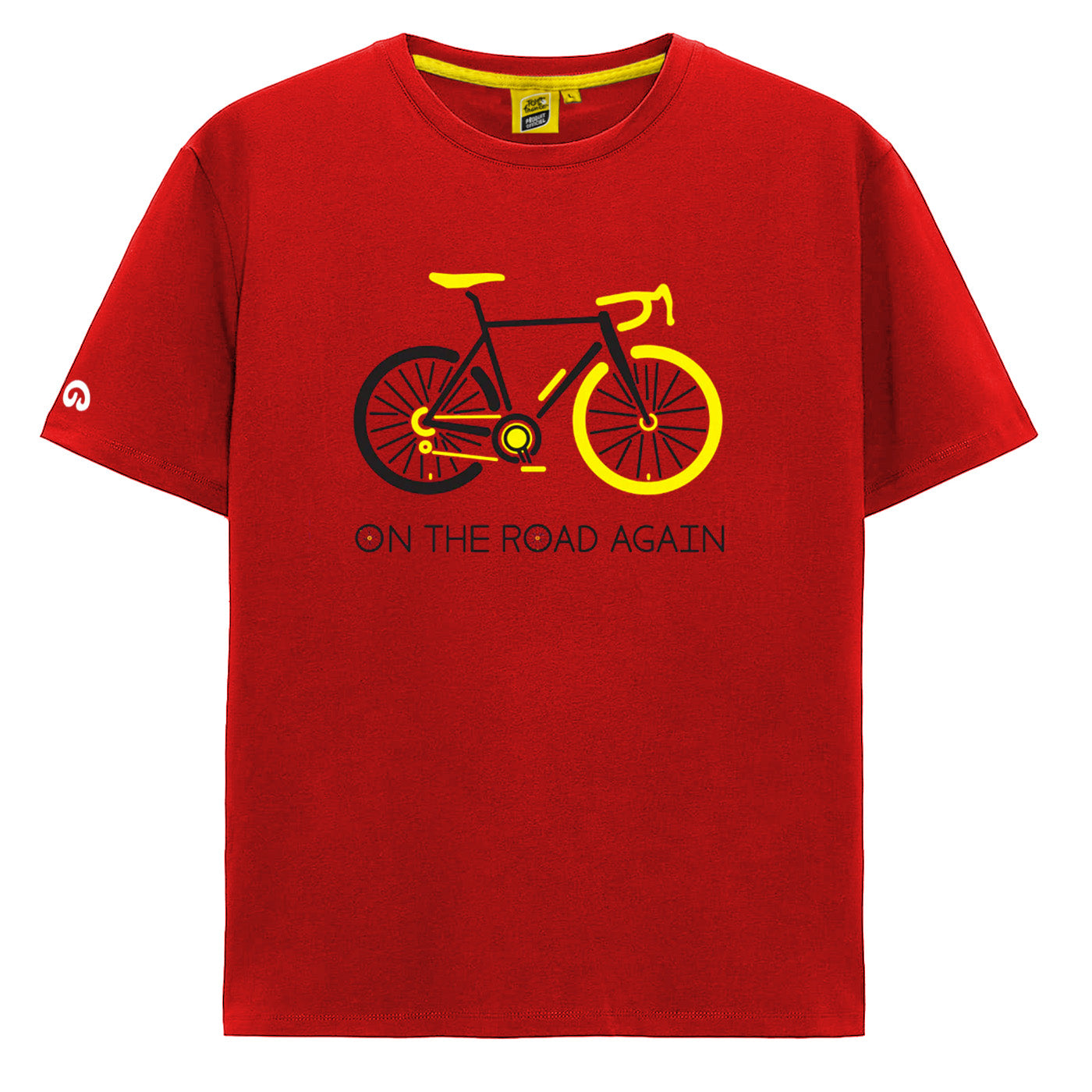 Tour de France Road kinder t-shirt - Rot