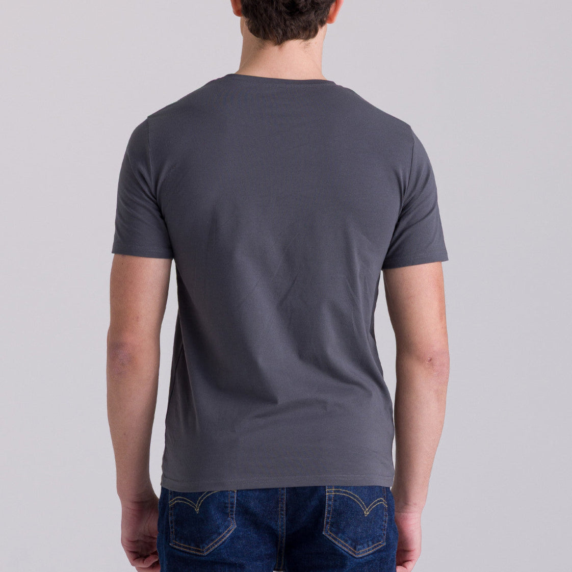 T-Shirt Bianchi Milano Fan - Grigio Santini