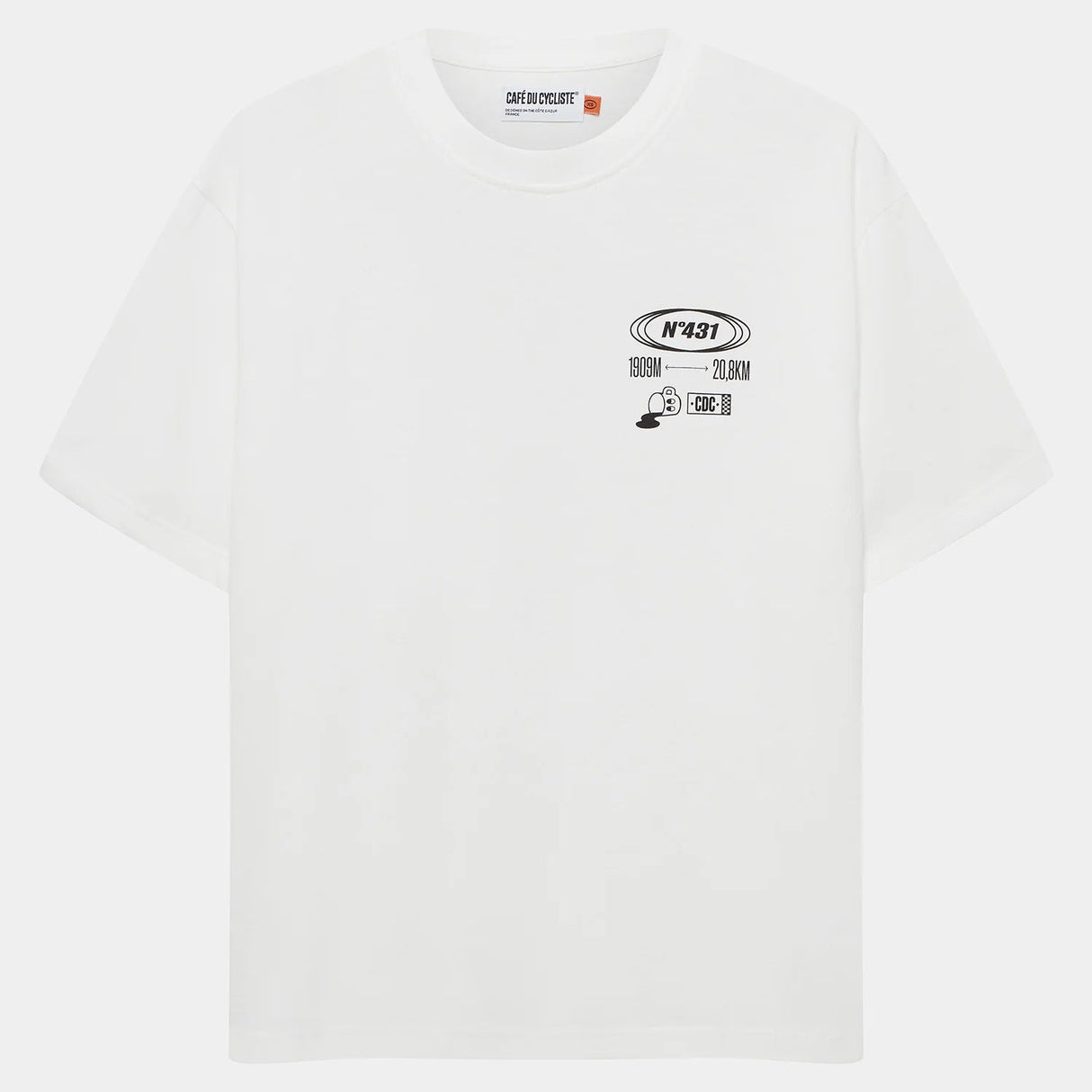 Cafe du Cycliste Col Ventoux T-Shirt - Weiss