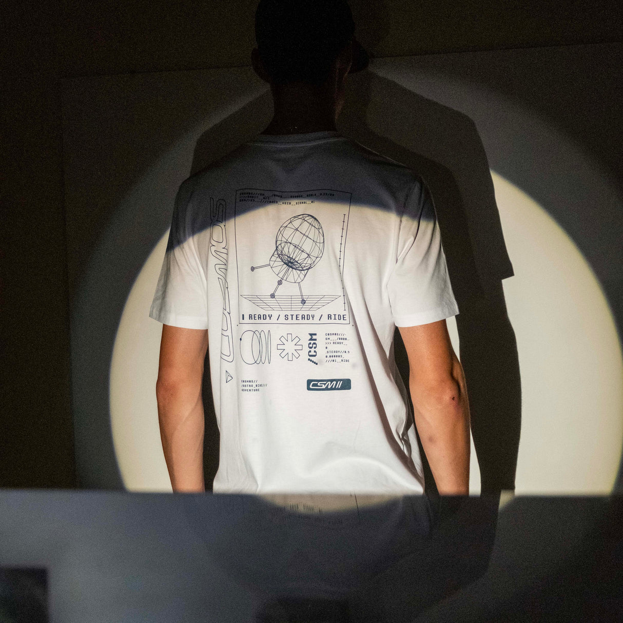 T-Shirt Cosmos Collection - Bianco All4cycling