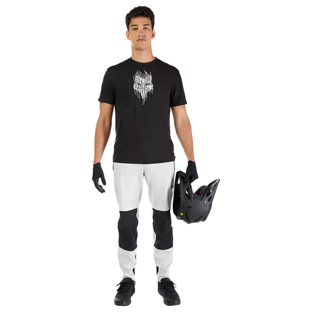 T-Shirt Fox Bark Tech - Nero Fox