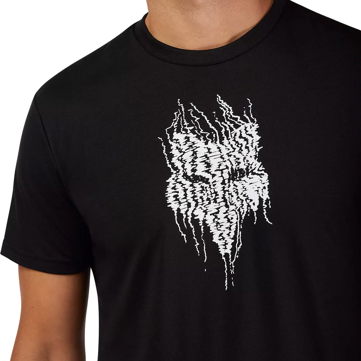 T-Shirt Fox Bark Tech - Nero Fox