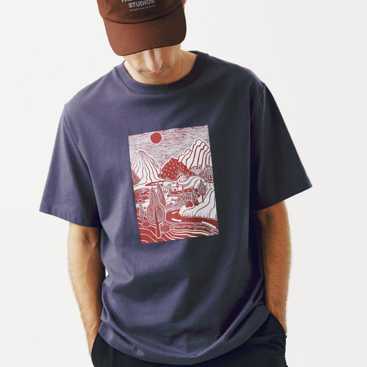 T-Shirt Pas Normal Studios Off-Race Graphic - Grigio Pas Normal Studios