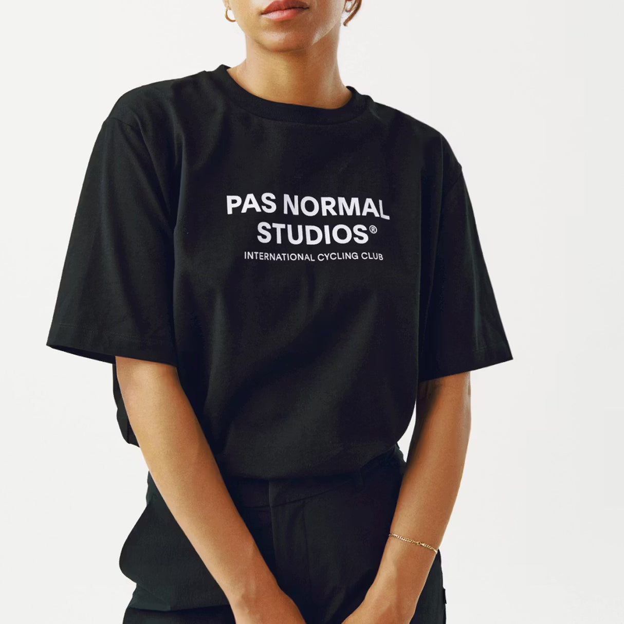 T-Shirt Pas Normal Studios Off-Race Logo - Nero Pas Normal Studios