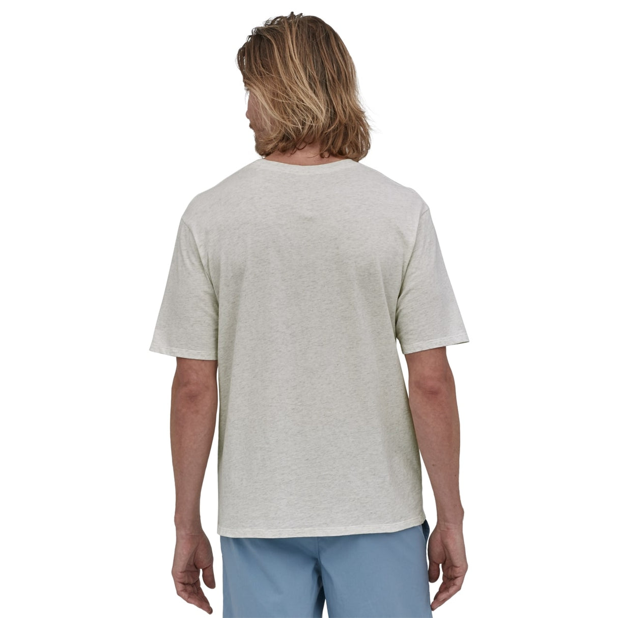 T-Shirt Patagonia Daily Pocket - Bianco Patagonia