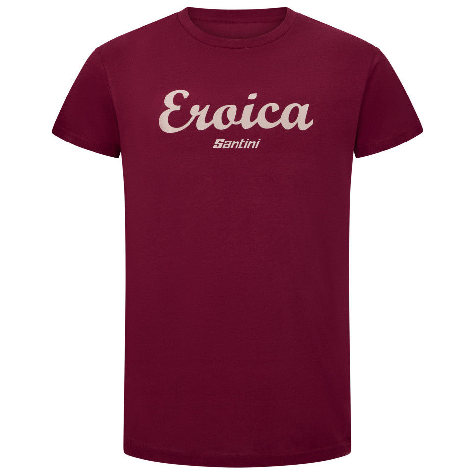 T-Shirt Santini Eroica Cipressi - Bordeaux Santini