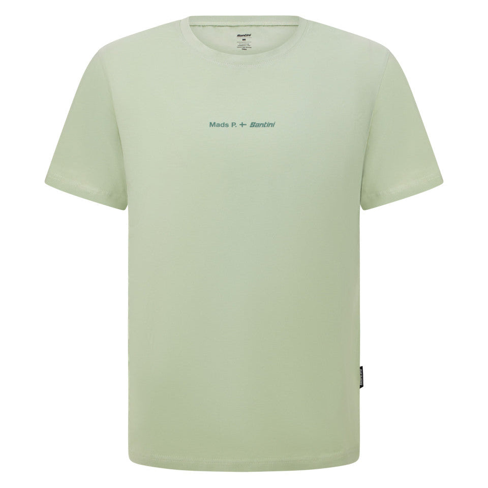 T-Shirt Santini Mads Pedersen Momentum Series - Verde Santini