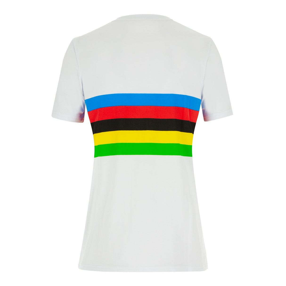 T-Shirt Santini donna UCI Campione del Mondo Iride - Bianco Santini