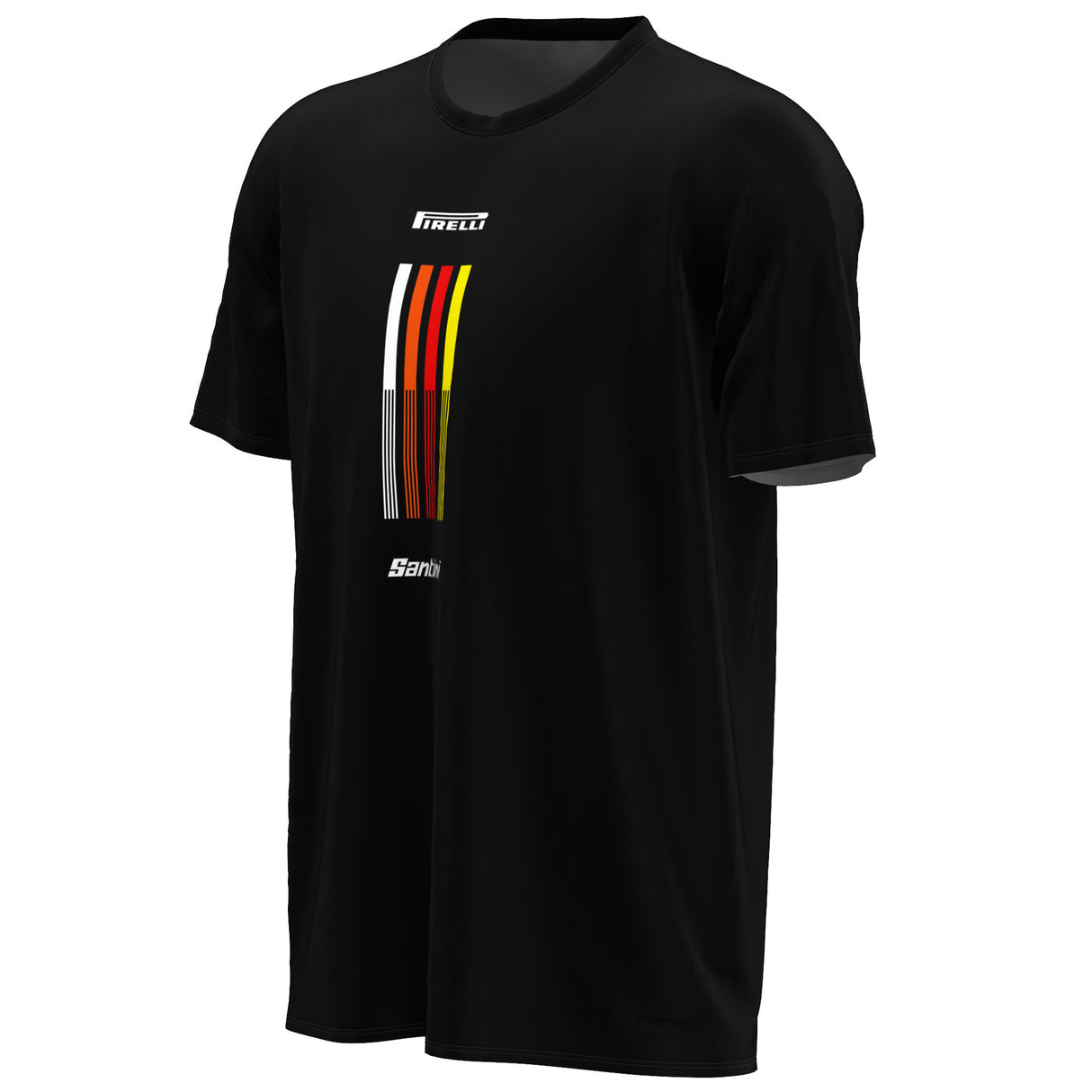T-Shirt Santini x PIRELLI Tape - Nero Santini