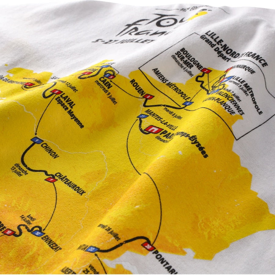 T-Shirt Tour de France Route 2025 - Bianco Tour de France
