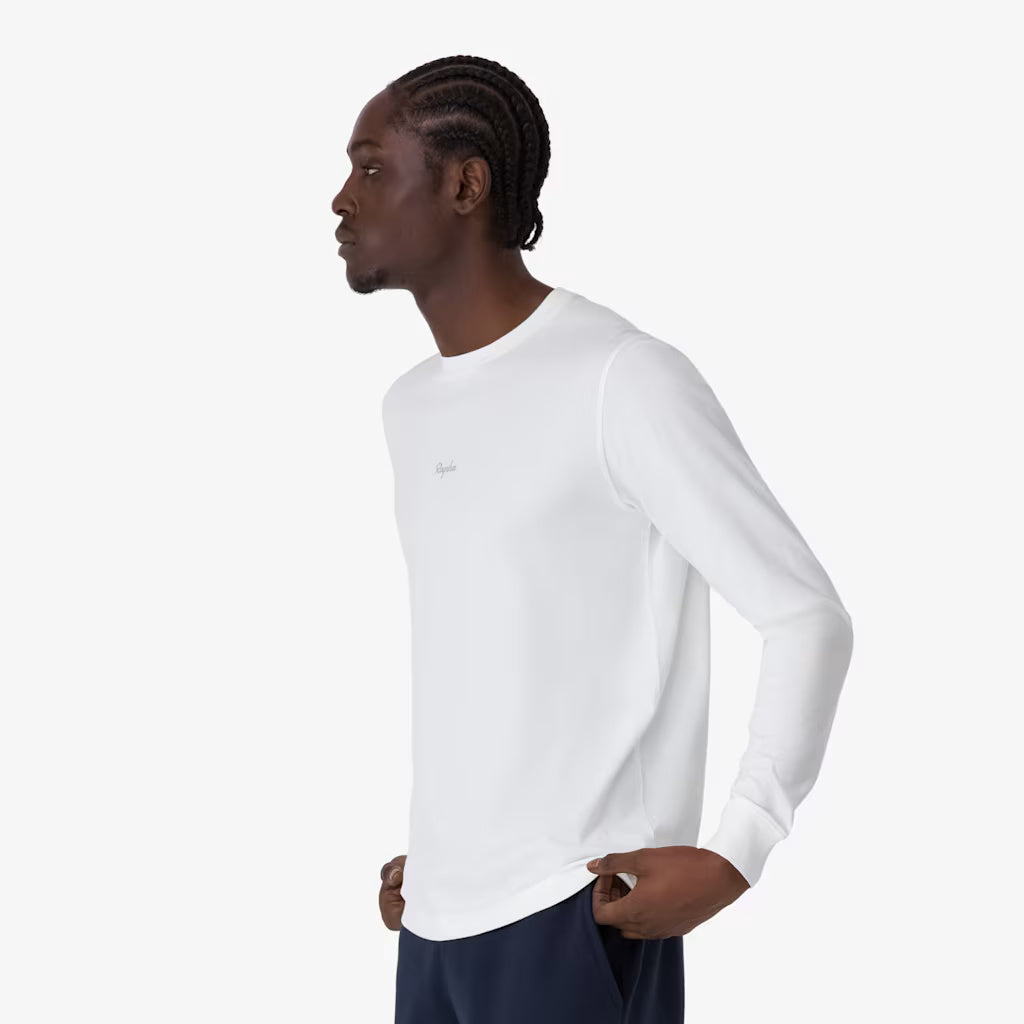 T-Shirt maniche lunghe Rapha Cotton - Bianco Rapha