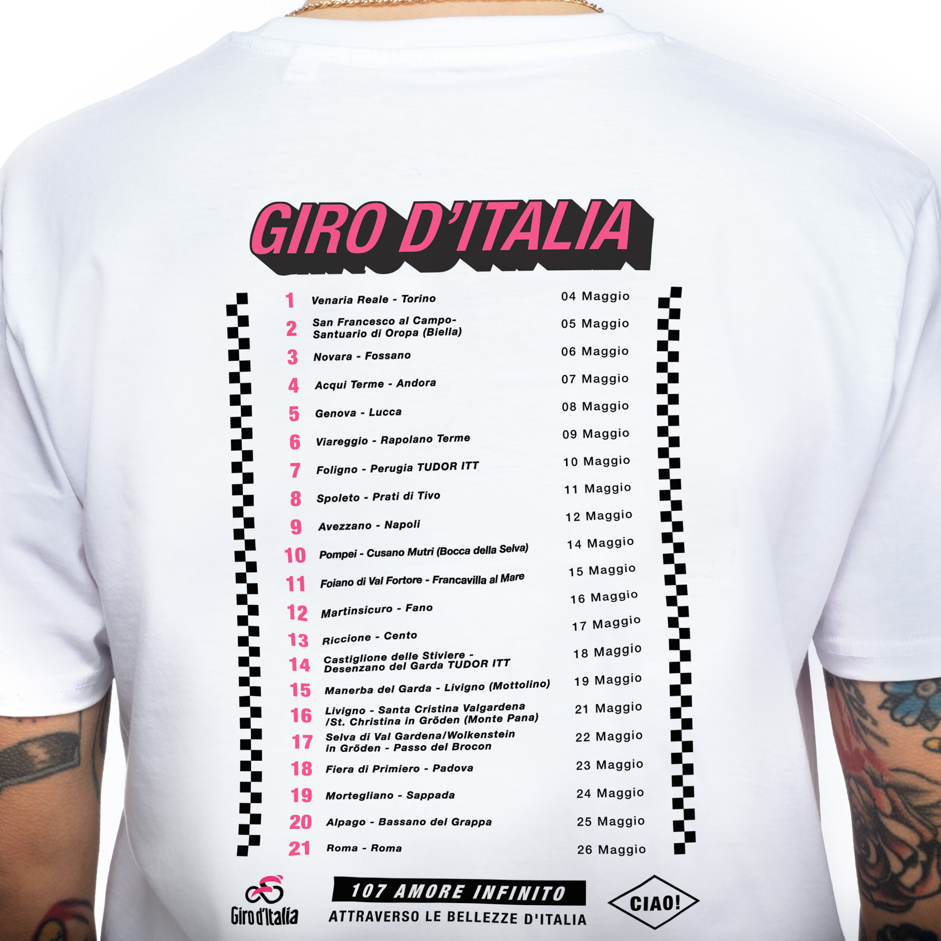 T-shirt Amore Infinito Giro d'Italia