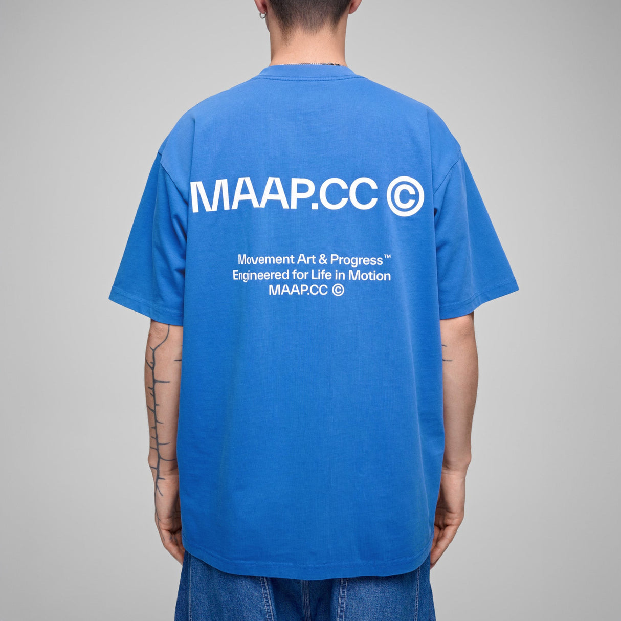 T-shirt Maap Essentials CC - Blu Maap