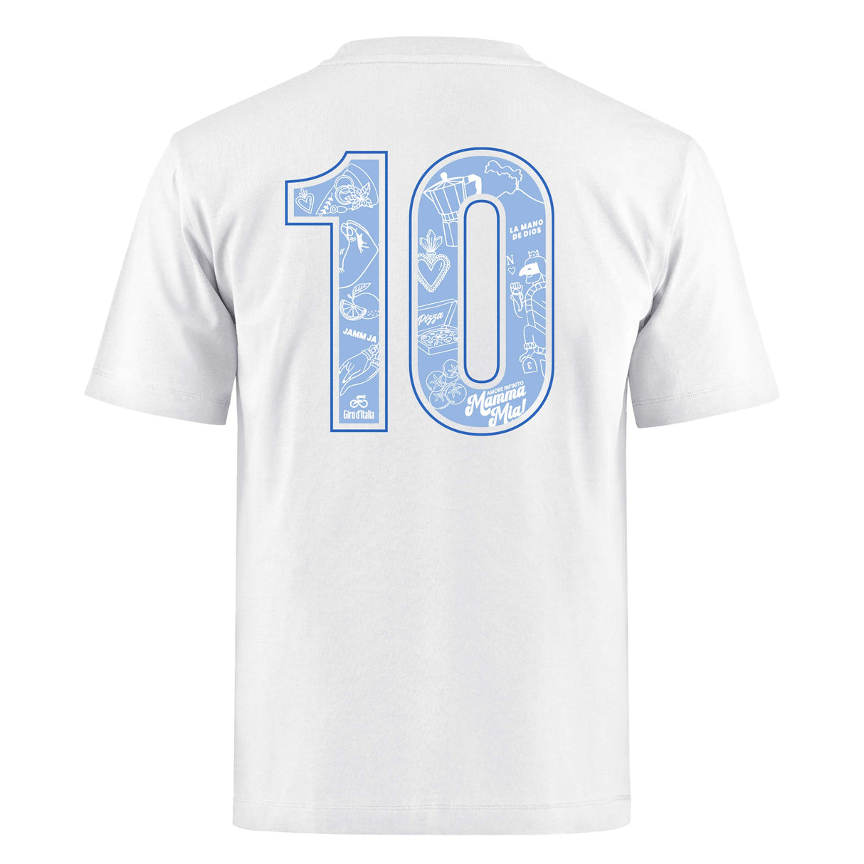 T-Shirt Napoli 10 Giro aus Italien