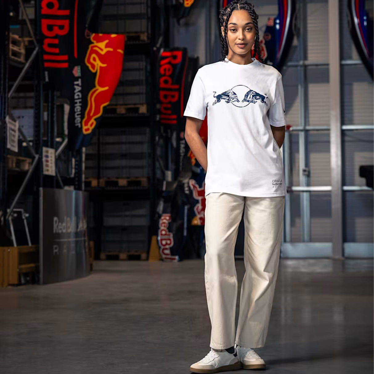 T-shirt Oracle Red Bull Racing Dynamic - Bianco Red Bull