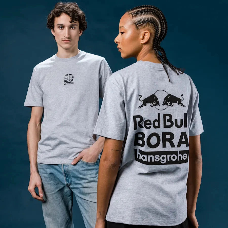 T-shirt Redbull Bora-Hansgrohe 2025 Essential Mono - Grigio Red Bull