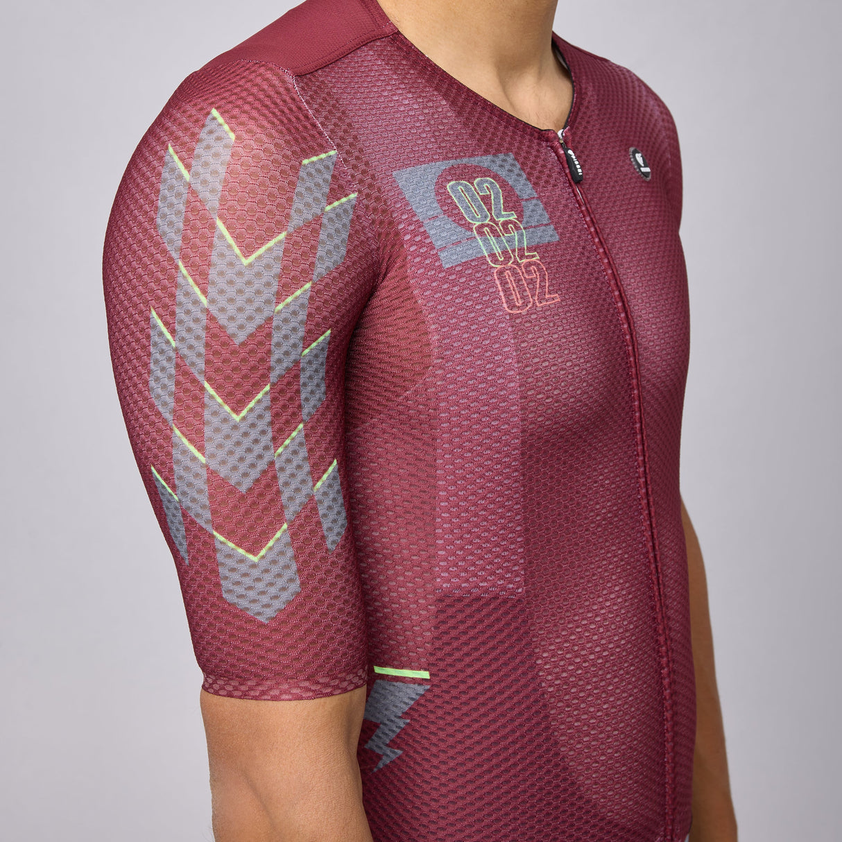 Maglia Pissei Thunder - Bordeaux