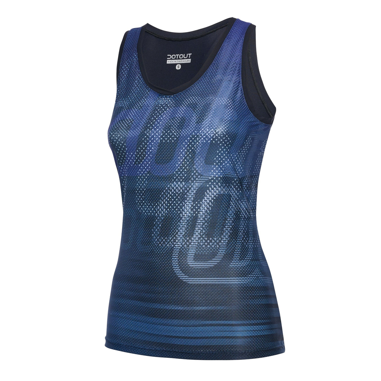 Top Dotout Mujer Crew - Azul Dotout