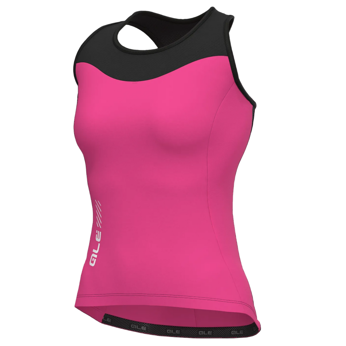 Top donna Ale Pragma Color Block - Rosa scuro Ale