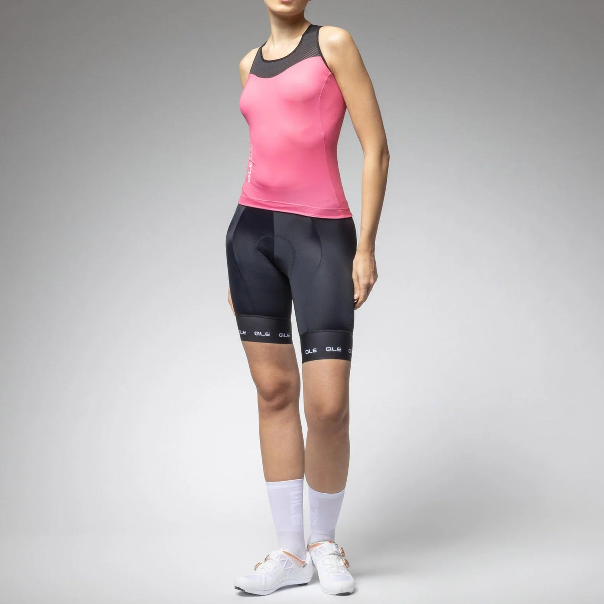 Top donna Ale Pragma Color Block - Rosa scuro Ale