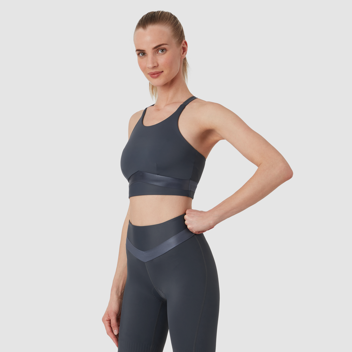 Top donna La Passione Flow - Grigio titanio La Passione