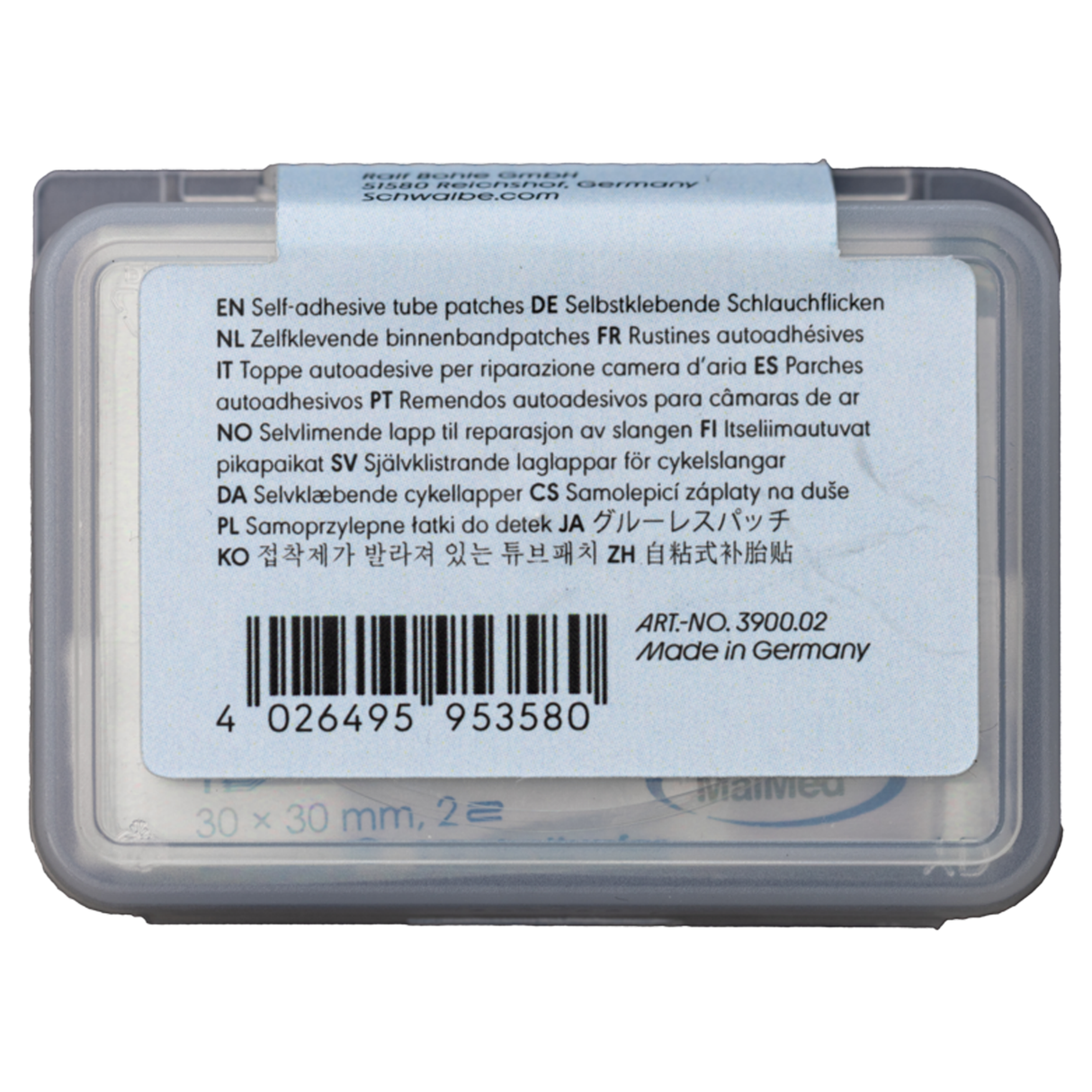 Toppe Schwalbe Aerothan Glueless Patches Schwalbe