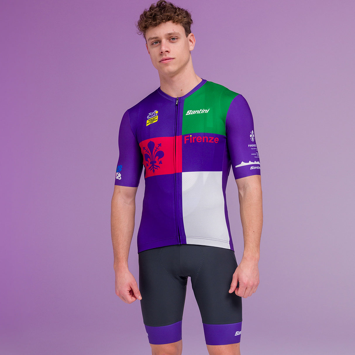 Maglia Santini Tour de France 2024 - Firenze - O