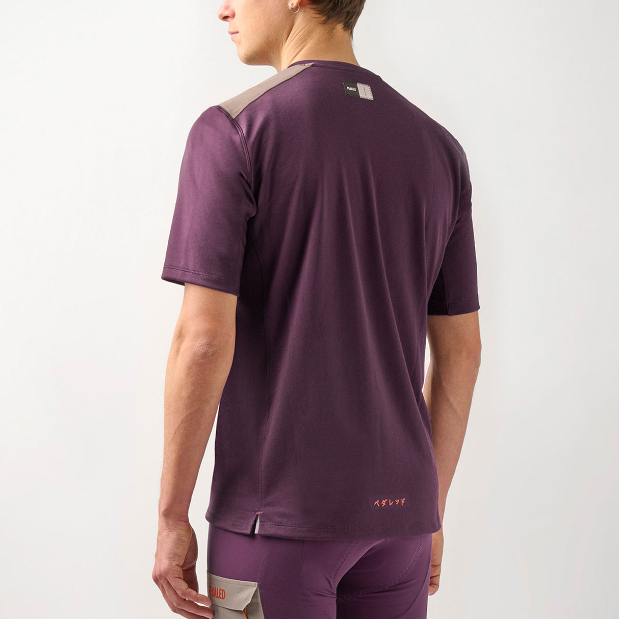 T-Shirt Pedaled Odyssey Merino - Viola - E