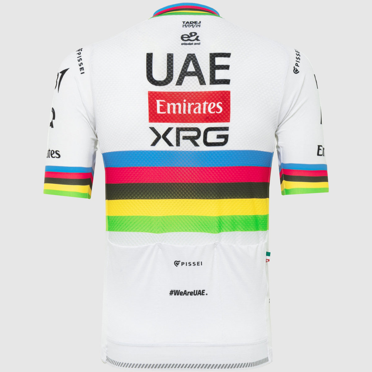 Pissei UAE Team Emirates Jersey 2025 Tadej Pogacar All4cycling